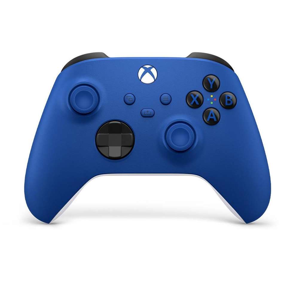 Microsoft Xbox Controller Wireless per Xbox Series X|S PC e Mobile Colore Shock Blue con D-Pad Ibrido e Bluetooth